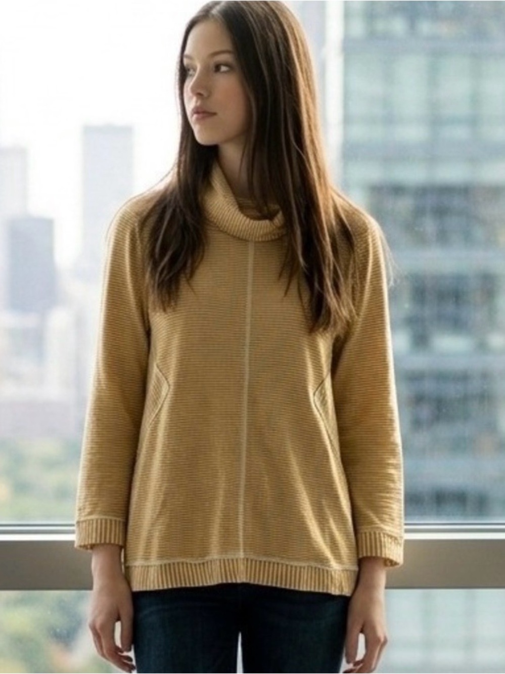 Anthropologie Maeve Cowl Neck Sweater